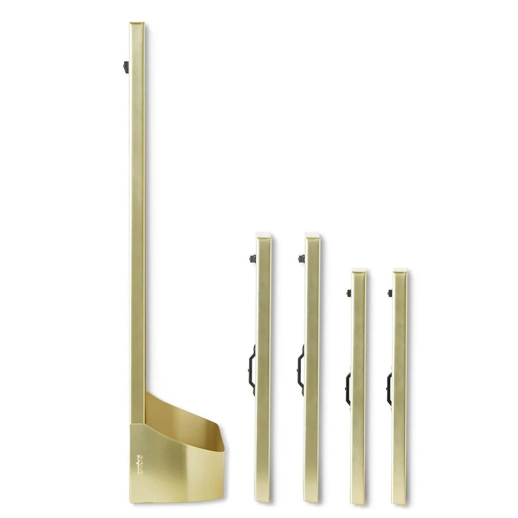 商品Umbra|Umbra Matinee Gallery Frames (Set of 5) - Matte Brass,价格¥615,第3张图片详细描述