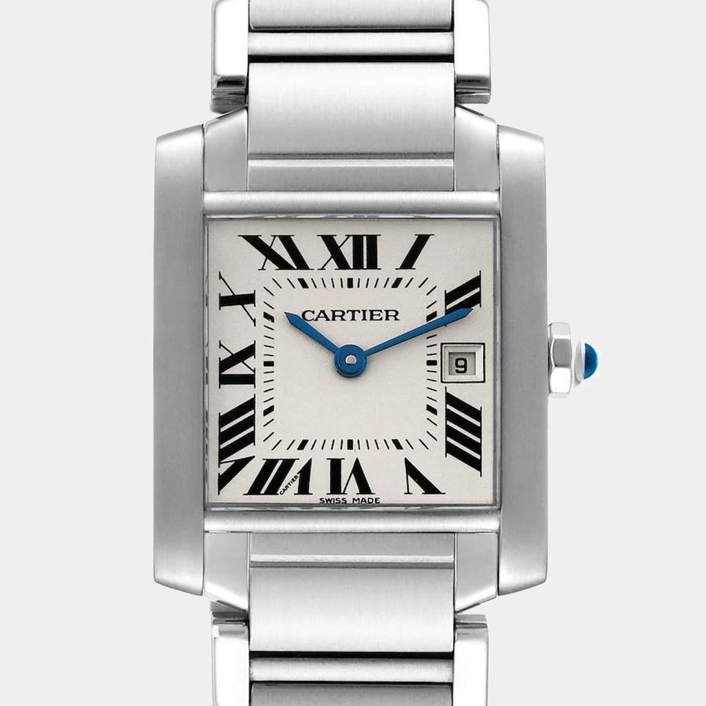 商品[二手商品] Cartier|Cartier Tank Francaise Midsize Silver Dial Steel Ladies Watch W51011Q3 25.0 X 30.0 mm,价格¥29263,第5张图片详细描述