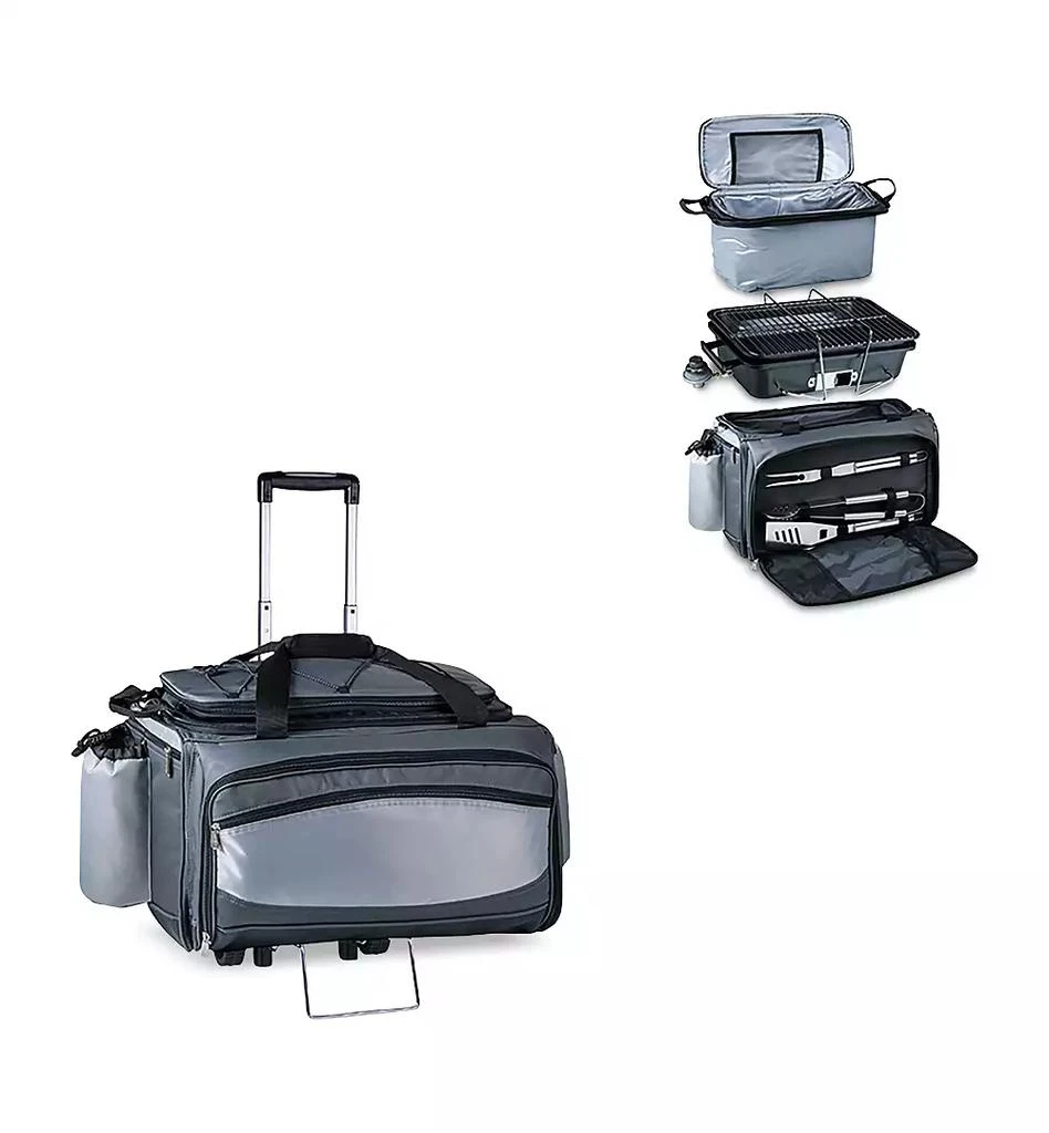 商品Picnic Time|Oniva® by Vulcan Portable Propane Grill & Cooler Tote with Trolley,价格¥2038,第1张图片