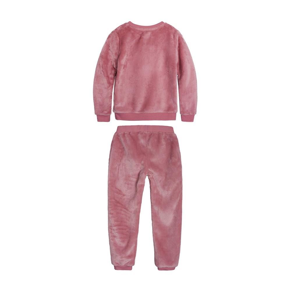 商品Epic Threads|Little Girls Love Cozy Sweatshirt and Pant Set, Created For Macy's,价格¥468,第4张图片详细描述