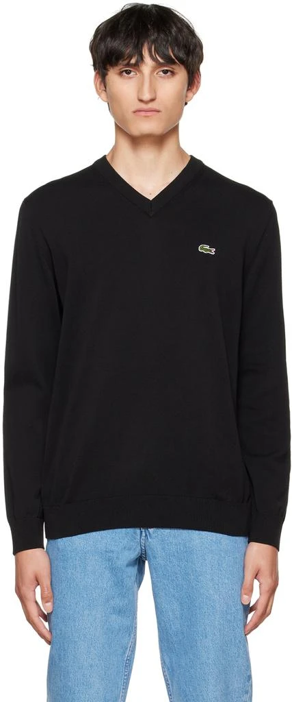 商品Lacoste|Black Patch Sweater,价格¥529,第1张图片