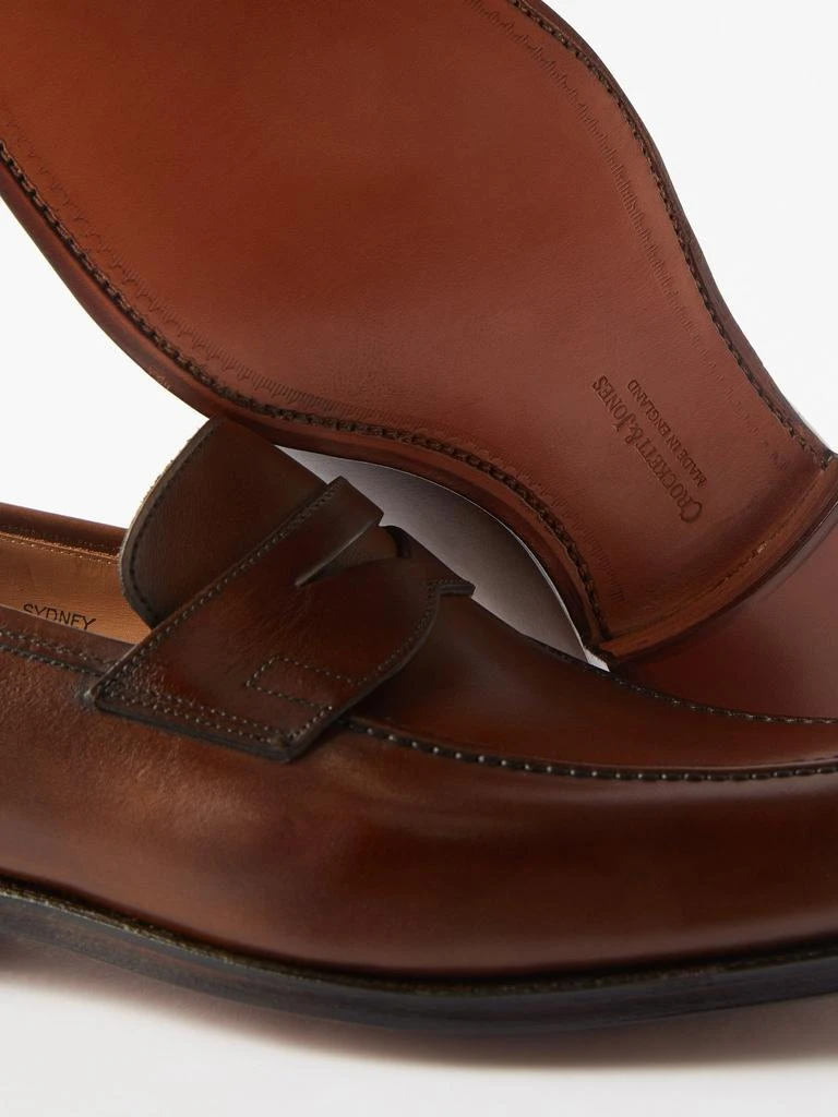 商品Crockett & Jones|Sydney leather loafers,价格¥3189,第2张图片详细描述