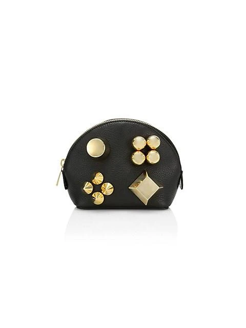 商品Christian Louboutin|Carasky Leather Studded Pouch,价格¥5168,第1张图片