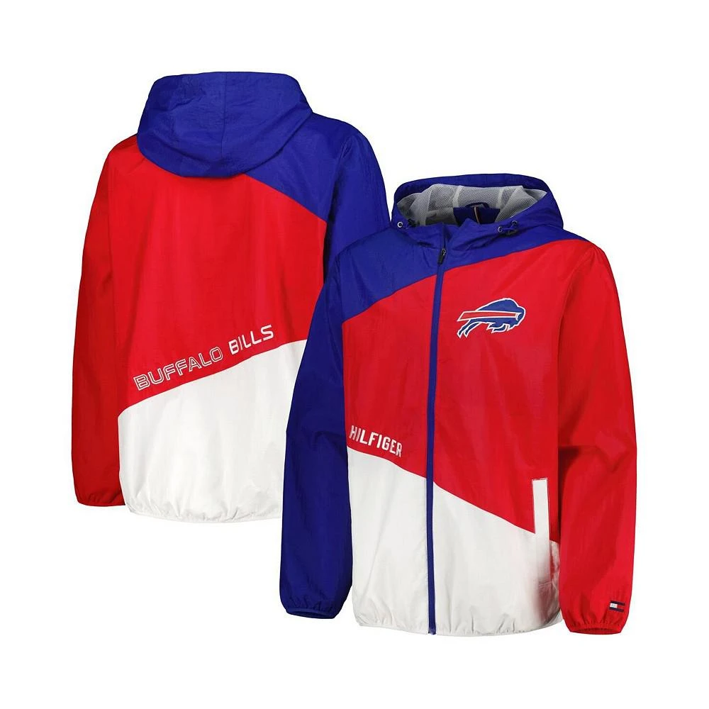 商品Tommy Hilfiger|Men's Royal, Red Buffalo Bills Bill Full-Zip Jacket,价格¥713,第1张图片