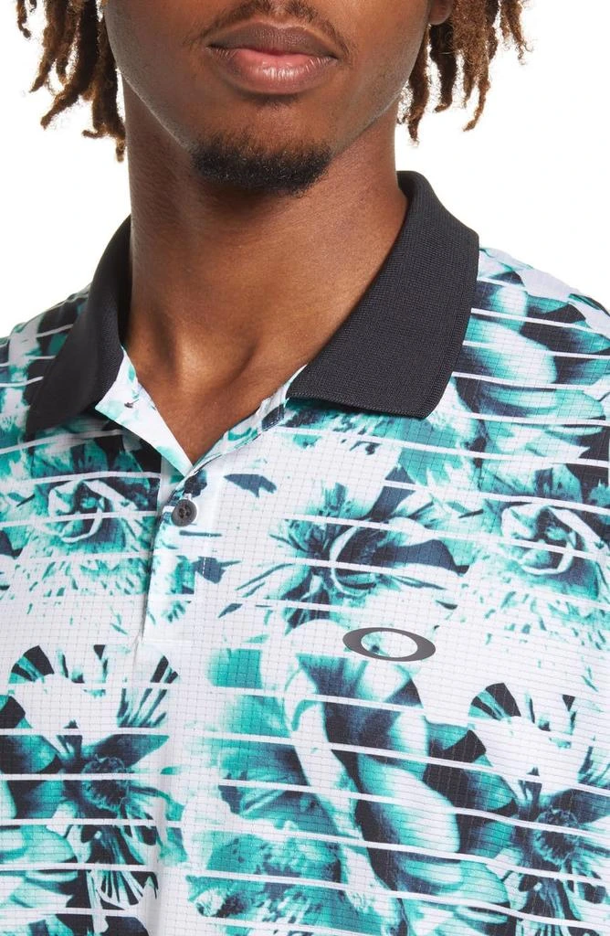 商品Oakley|Floral Print Recycled Polyester Blend Polo,价格¥99,第4张图片详细描述