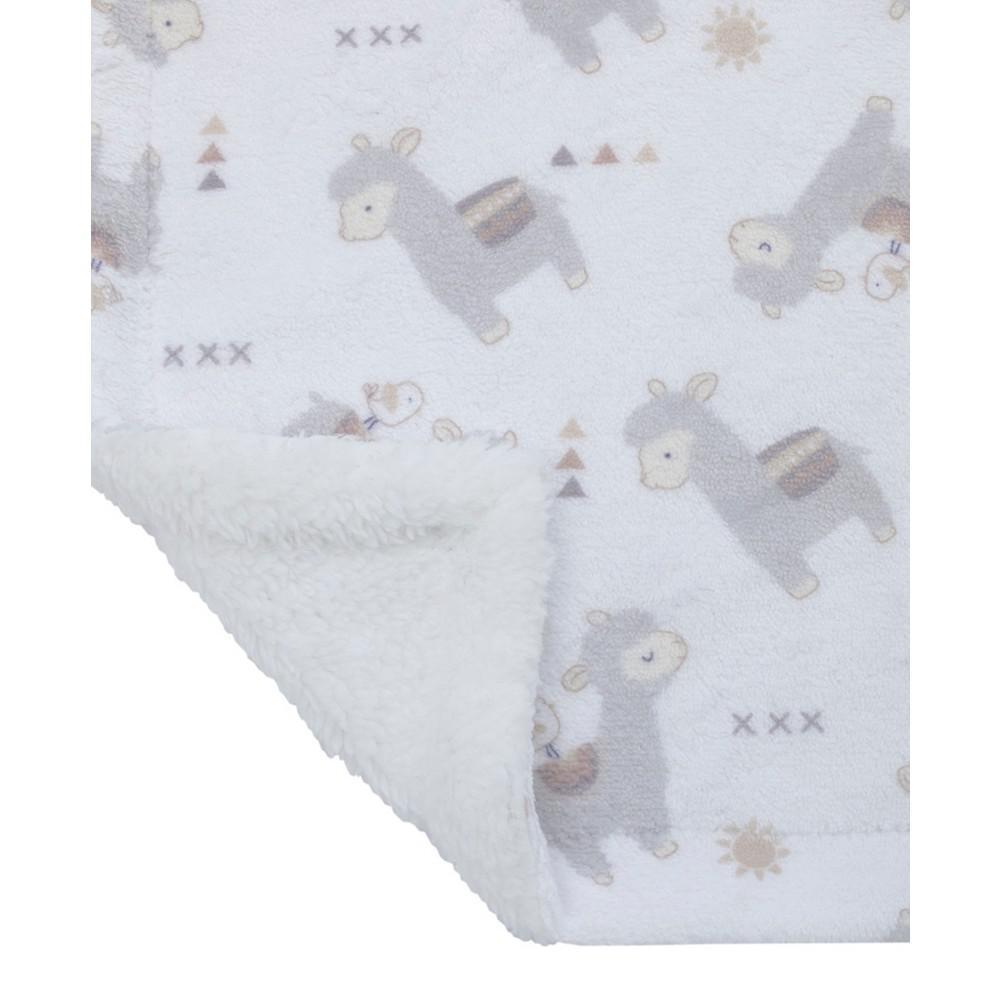 商品Macy's|Mama's Little Llama Super Soft Baby Blanket,价格¥259,第4张图片详细描述