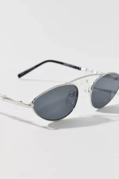 商品Urban Outfitters|Poe Metal Cat-Eye Aviator Sunglasses,价格¥39,第2张图片详细描述