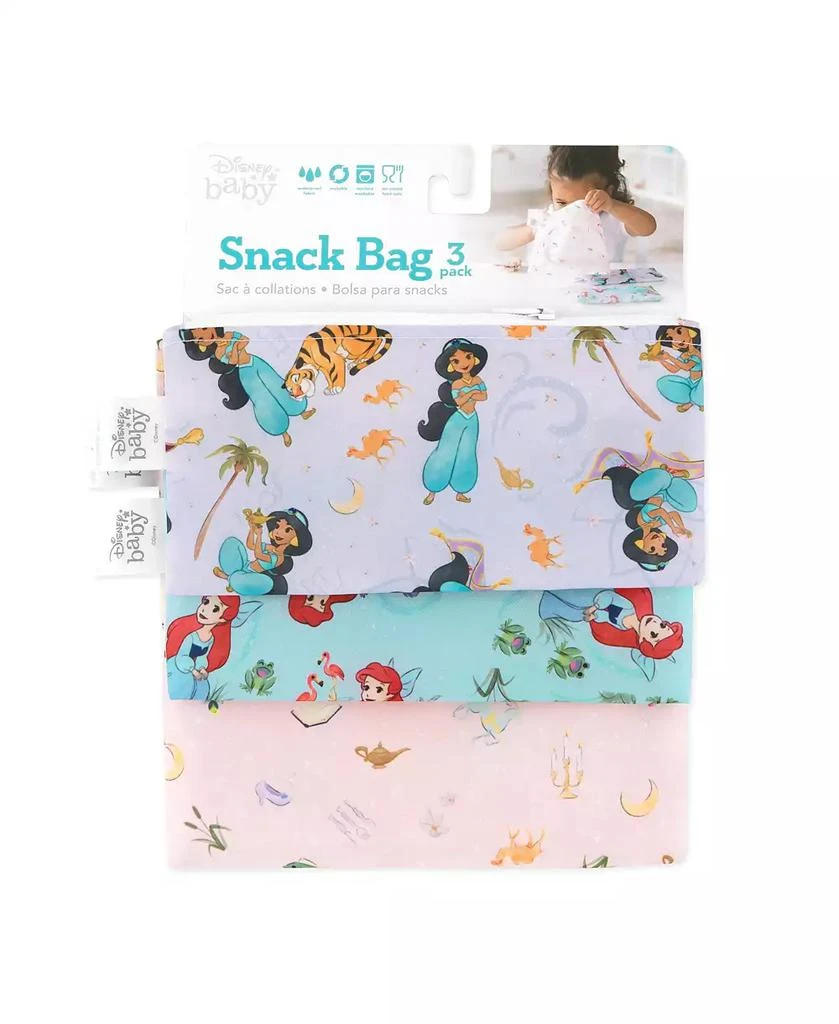 商品Bumkins|Baby Girls Disney Princess Snack Bag, Pack of 3,价格¥135,第2张图片详细描述