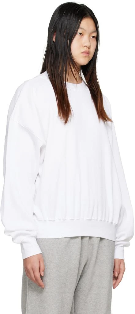 商品We11done|White Crewneck Sweatshirt,价格¥1091,第2张图片详细描述