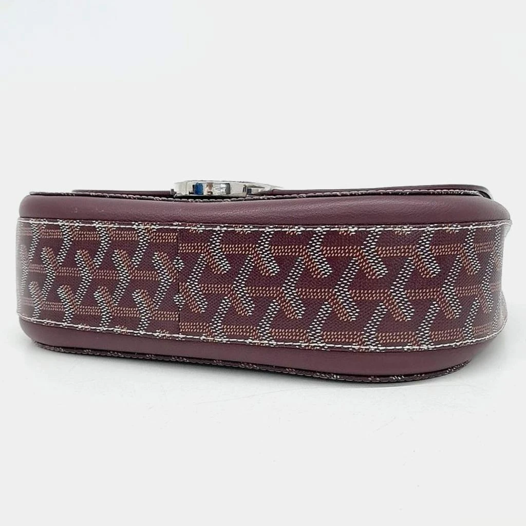 商品[二手商品] Goyard|Goyard Bordeaux Goyardine Leather 233 Crossbody Bag,价格¥28552,第2张图片详细描述