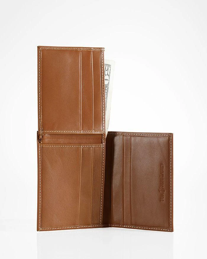 商品Ralph Lauren|Burnished Leather Window Billfold Wallet,价格¥630,第2张图片详细描述