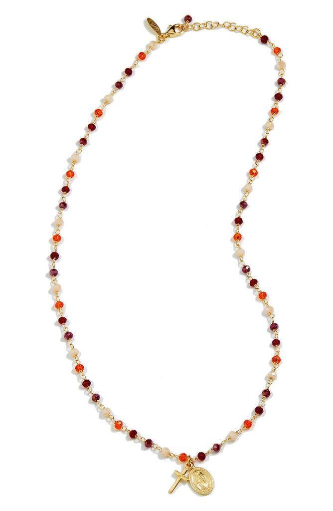 商品Savvy Cie Jewels|18K Gold Vermeil Faceted Swarovski Crystal Necklace,价格¥664,第1张图片