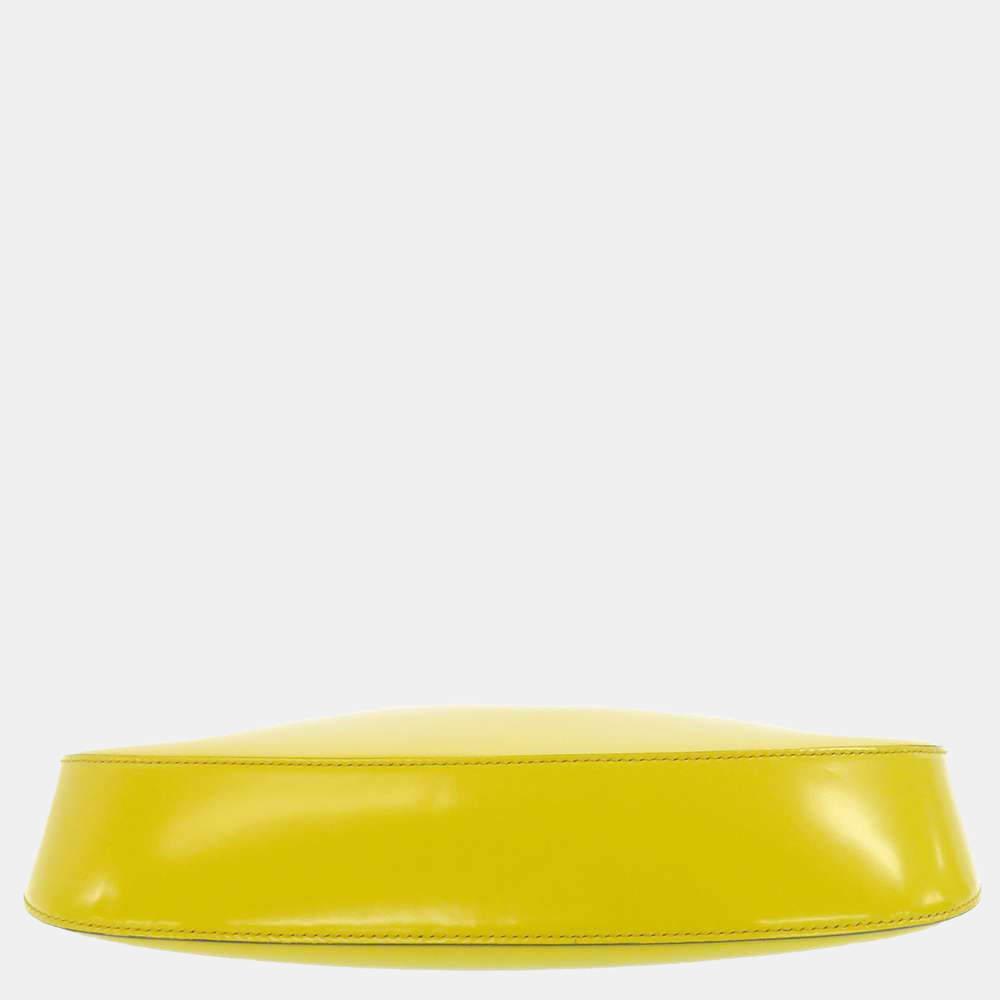 商品[二手商品] Prada|Prada Yellow Leather Cleo Shoulder Bag,价格¥12494,第6张图片详细描述