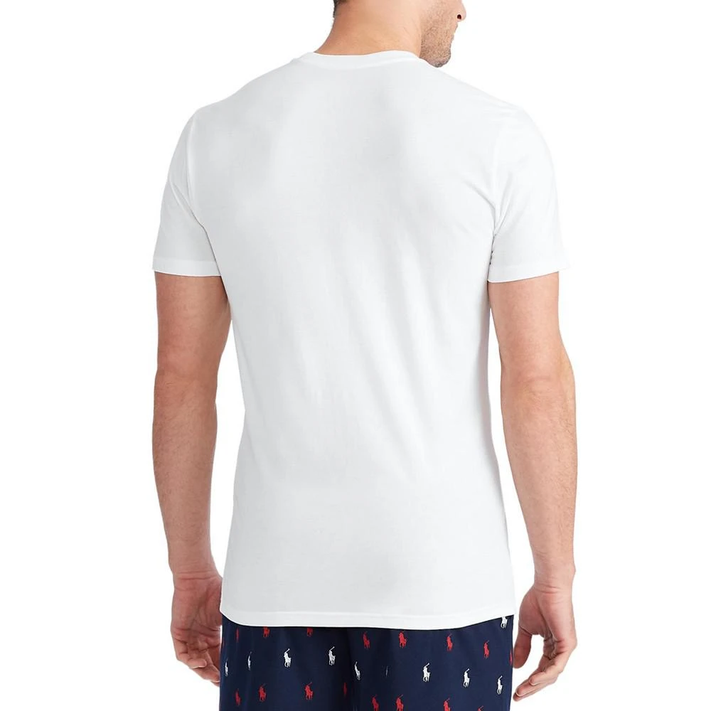 商品Ralph Lauren|Men's 4D Flex Lux Cotton Crewneck Undershirt 3-Pack,价格¥271,第3张图片详细描述