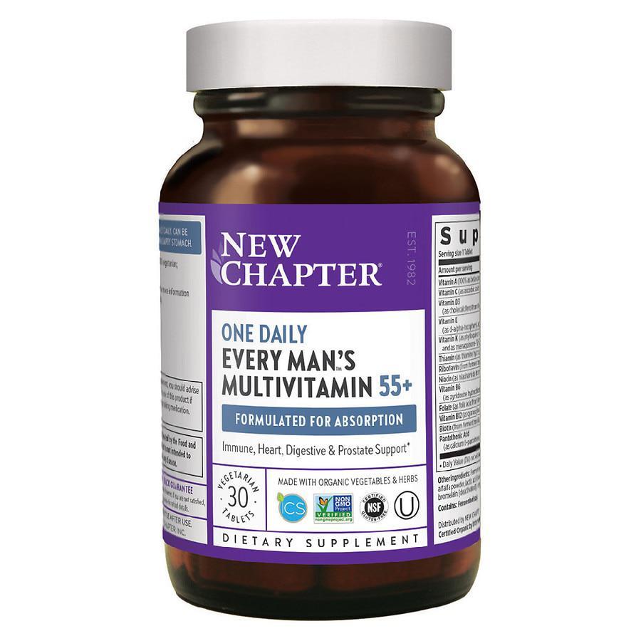 商品New Chapter|Every Man's One Daily 55+, Multivitamin,价格¥248,第1张图片