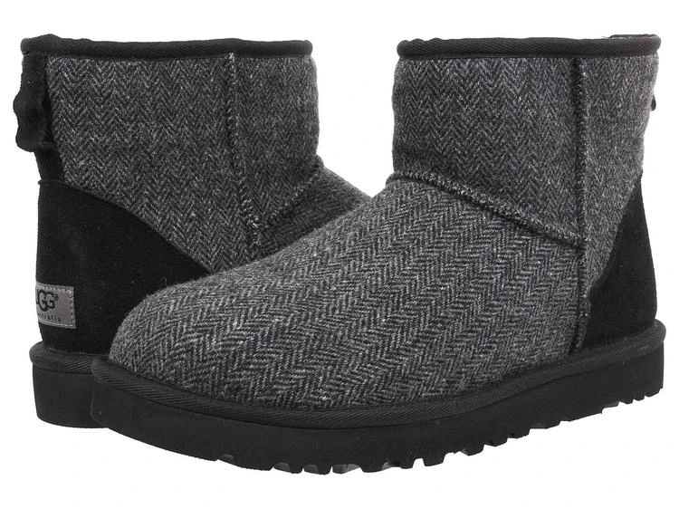 商品UGG|UGG Classic Mini Tweed低筒雪地靴,价格¥337,第1张图片