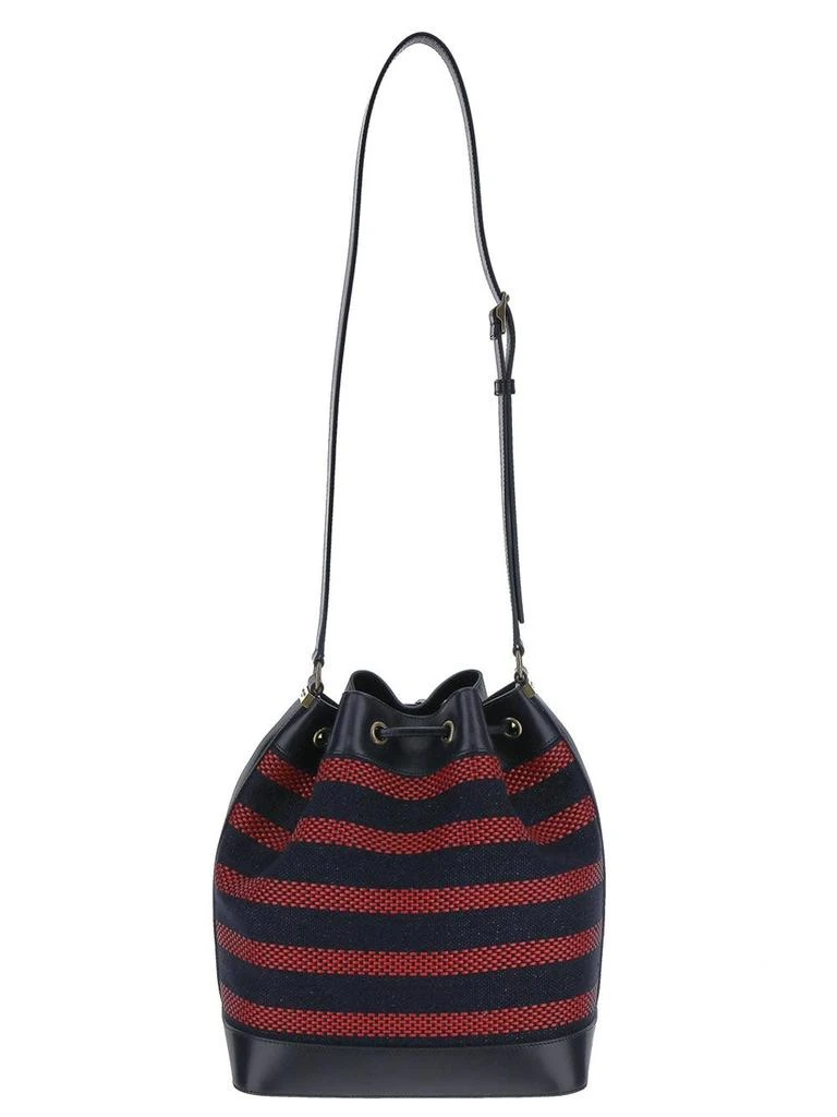 商品Yves Saint Laurent|Striped Bucket Bag,价格¥10855,第3张图片详细描述