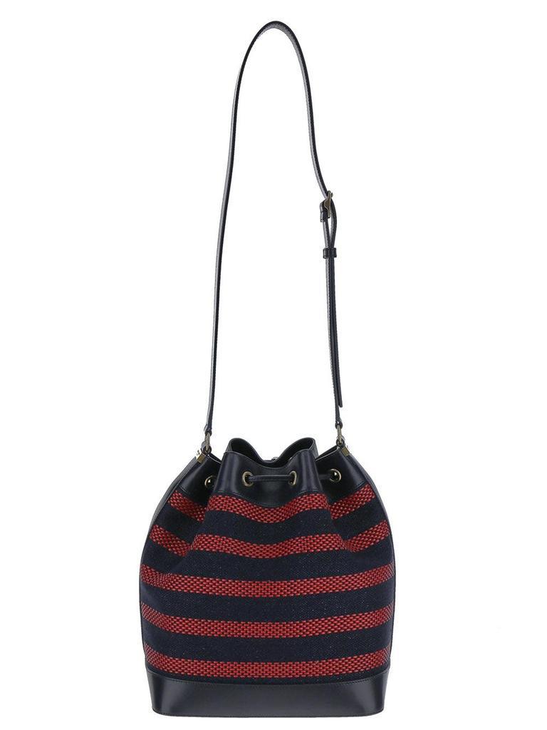 商品Yves Saint Laurent|Striped Bucket Bag,价格¥14033,第5张图片详细描述