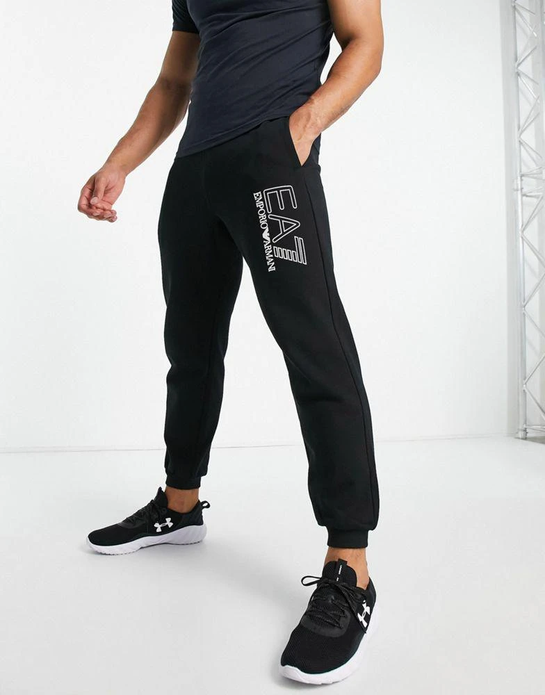 商品EA7|Armani EA7 visibilty logo joggers in black,价格¥553,第1张图片