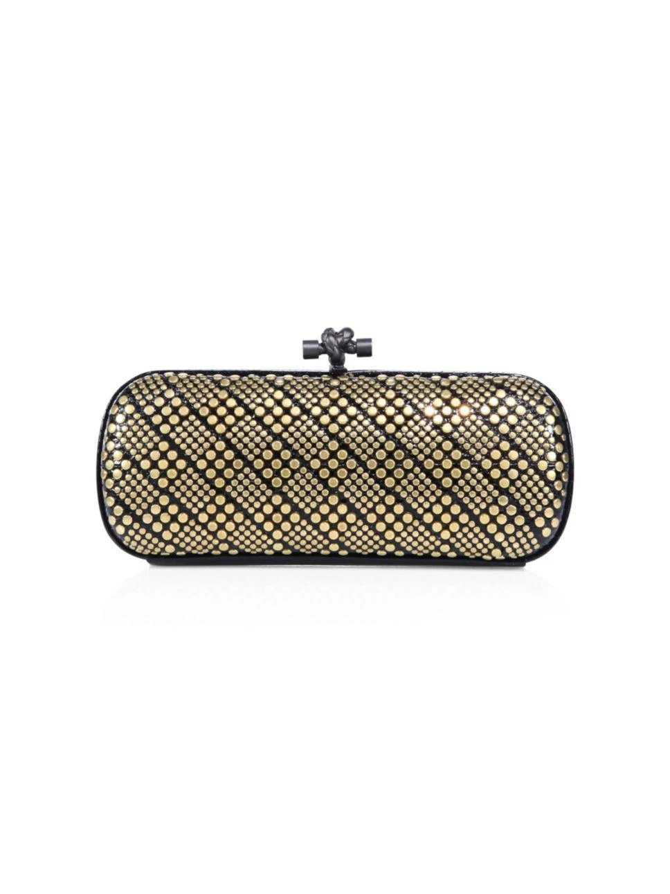 商品Bottega Veneta|Bottega Veneta - Stretch Knot Snakeskin Clutch,价格¥14425,第1张图片