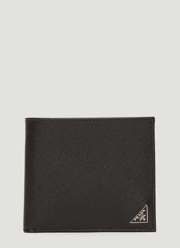 商品Prada|Saffiano Leather Bi-fold Wallet in Black,价格¥4755,第1张图片