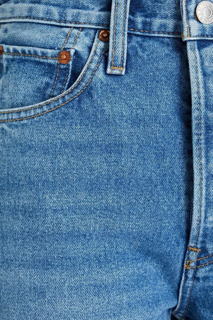 商品Re/Done|High-rise straight-leg jeans,价格¥321,第4张图片详细描述