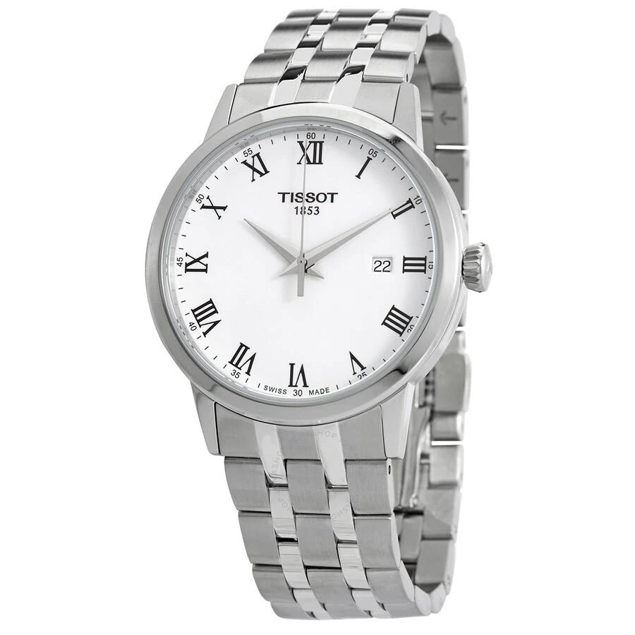 商品Tissot|Classic Dream Quartz White Dial Men's Watch T129.410.11.013.00,价格¥1526,第1张图片