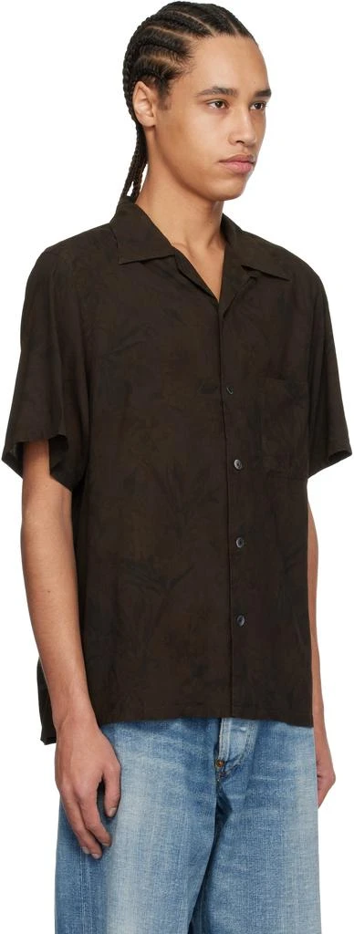 商品Taiga Takahashi|Brown Lot. 113 Open Collar Shirt,价格¥4475,第2张图片详细描述