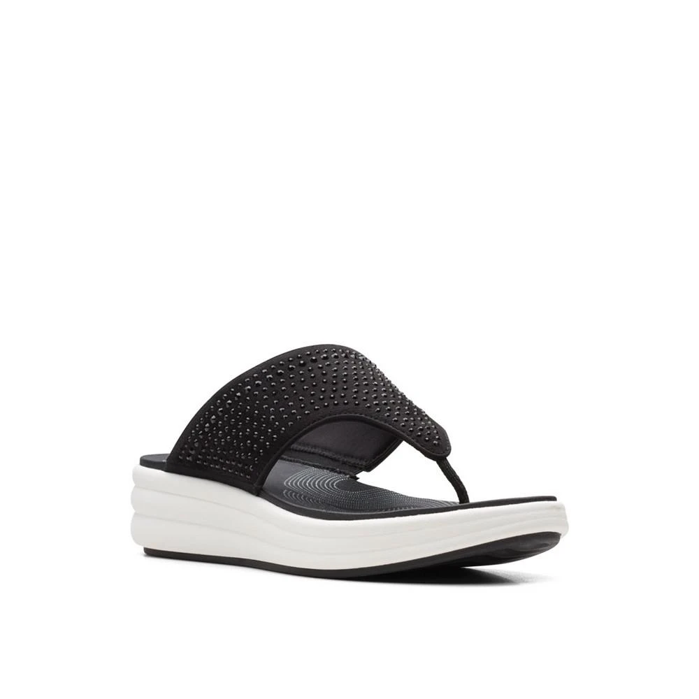 商品Clarks|Women's Cloudstepper Drift Jaunt Wedge Sandals,价格¥337,第1张图片