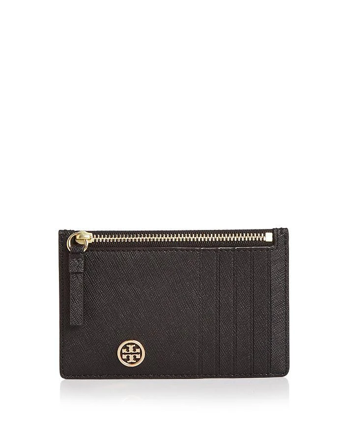 商品Tory Burch|Robinson Zip Leather Slim Card Case,价格¥734,第1张图片