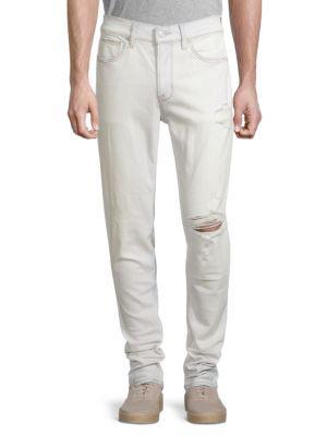 商品Hudson|Zack Distressed Skinny Jeans,价格¥640-¥789,第3张图片详细描述