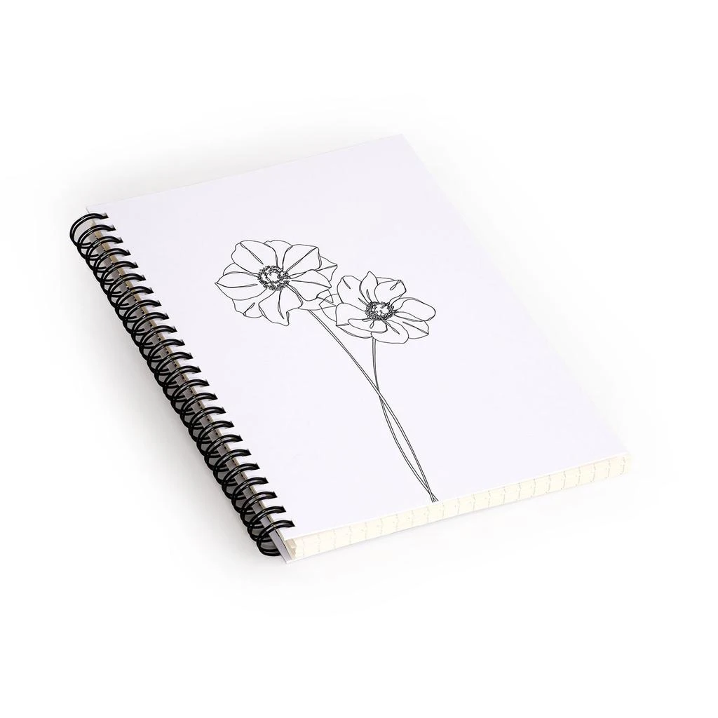 商品DENY Designs|The Colour Study Anemones By The Colour Study Notebook Spiral,价格¥169,第1张图片