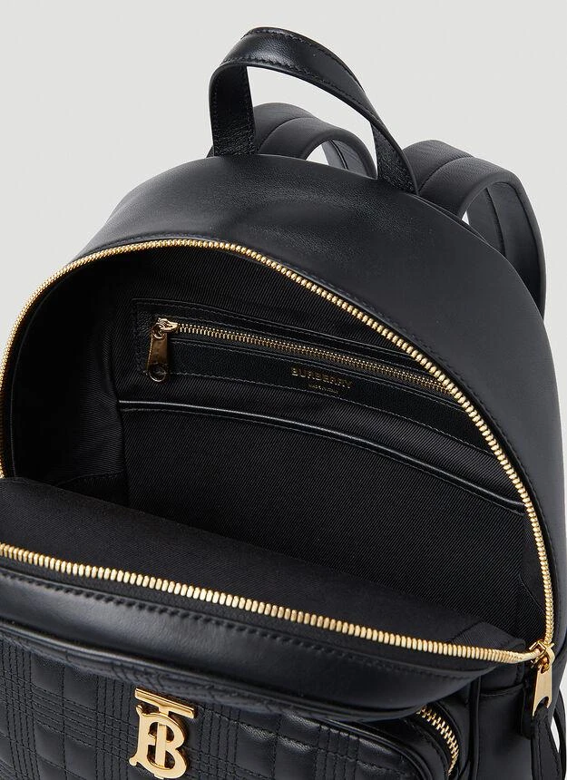 商品Burberry|Quilted TB Monogram Backpack in Black,价格¥15233,第5张图片详细描述