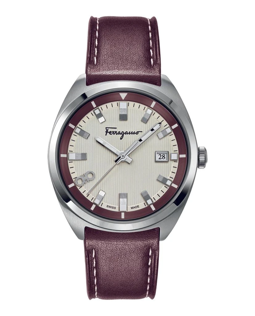 商品Salvatore Ferragamo|Ferragamo Evolution Leather Watch,价格¥3721,第1张图片