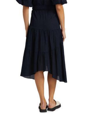 商品FRAME|Gathered Seam Midi Skirt,价格¥1175,第4张图片详细描述