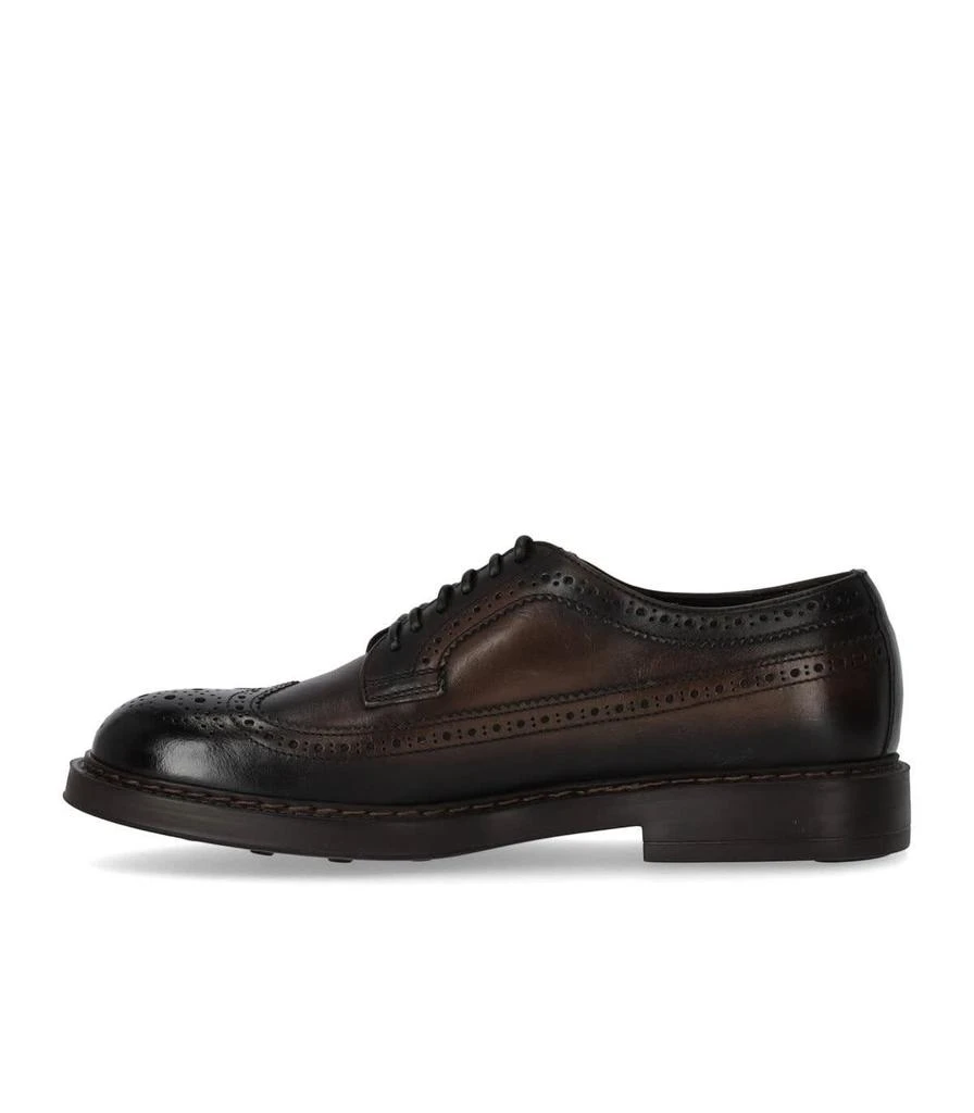 商品DOUCAL'S|Doucals Triumph Dark Brown Derby Lace Up Shoe,价格¥3169,第3张图片详细描述