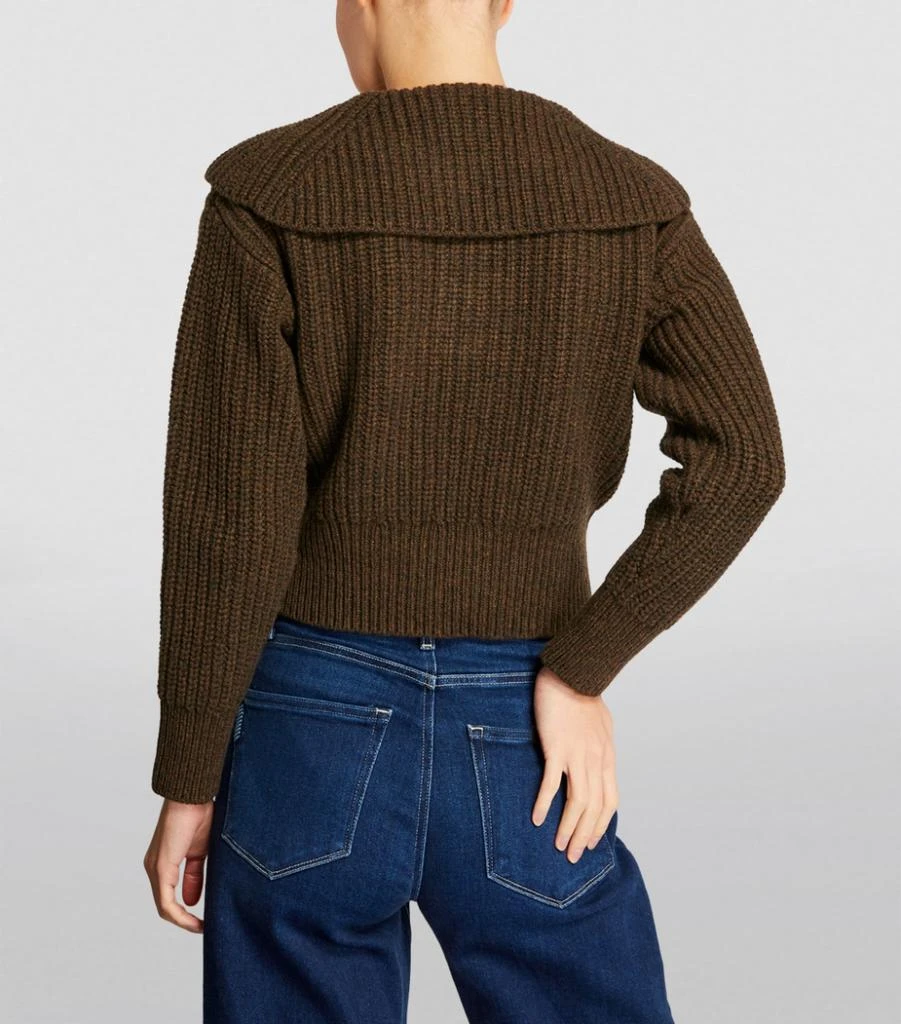 商品Sandro|Oversize Collar Jumper,价格¥1863,第4张图片详细描述