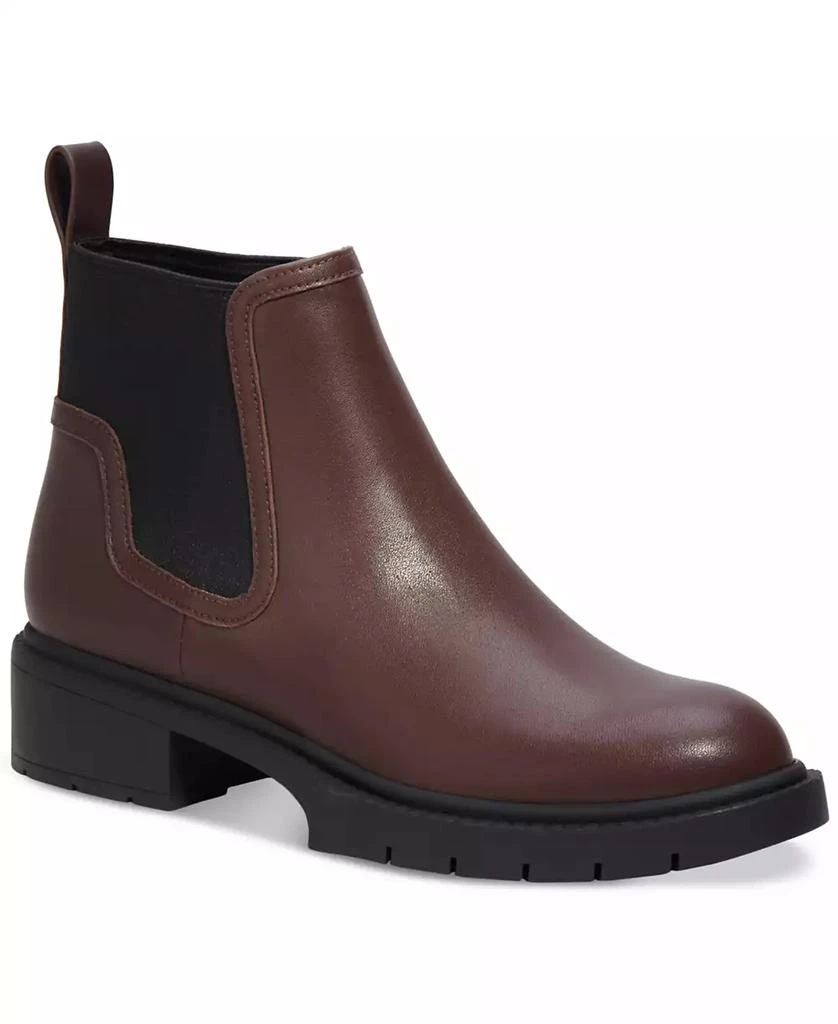 商品Coach|Women's Lenora Pull On Lug Sole Chelsea Booties,价格¥736,第1张图片