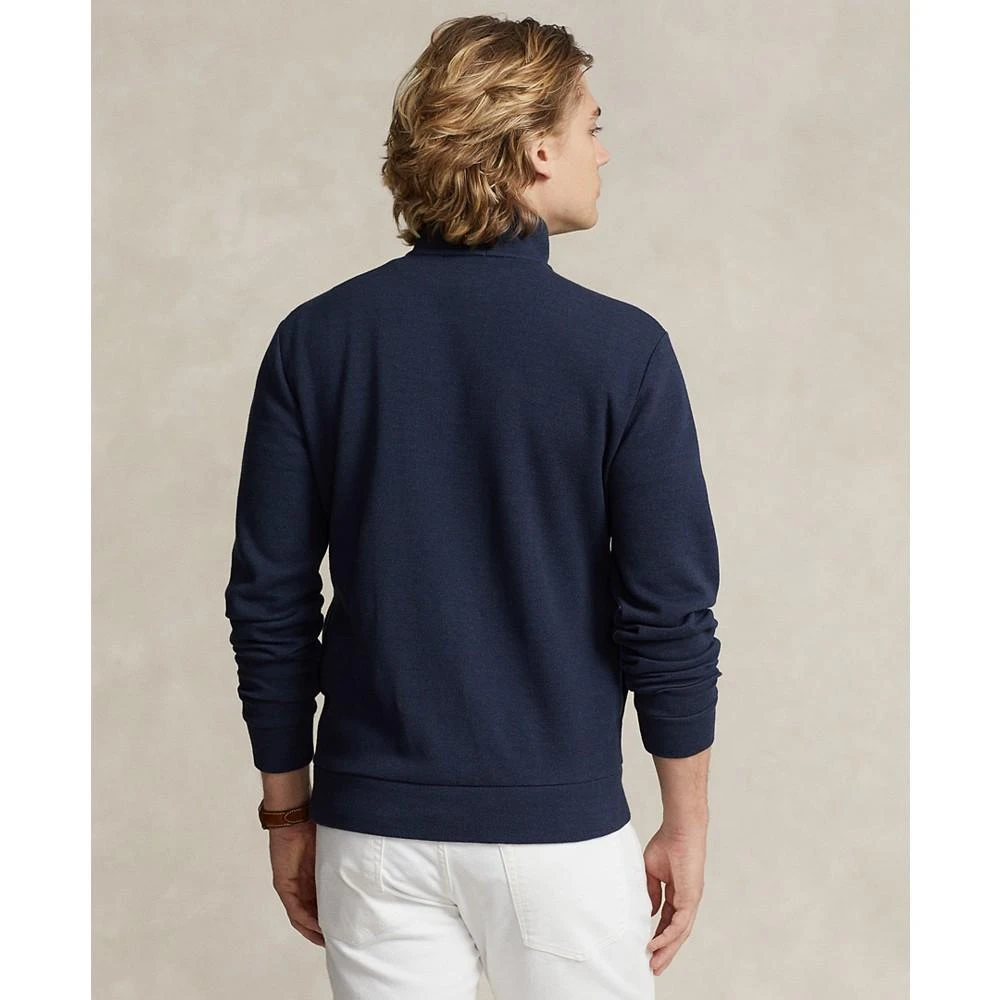 商品Ralph Lauren|Men's Double-Knit Mesh Quarter-Zip Pullover,价格¥664,第2张图片详细描述