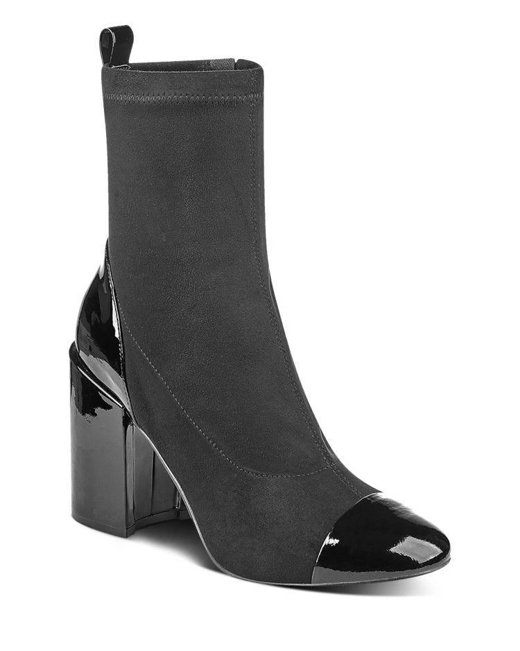 商品Marc Fisher|Women's Tache Suede & Patent Leather Booties,价格¥656,第1张图片