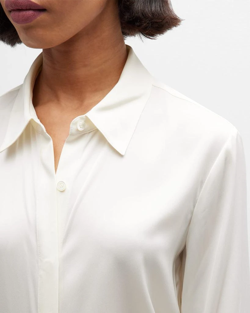 商品Theory|Sunaya Stretch Silk Button-Down Blouse,价格¥1429,第5张图片详细描述