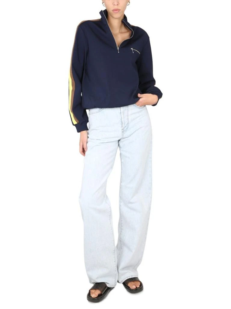 商品Tory Burch|Tory Burch Half-Zipped Knitted Top,价格¥2572,第3张图片详细描述