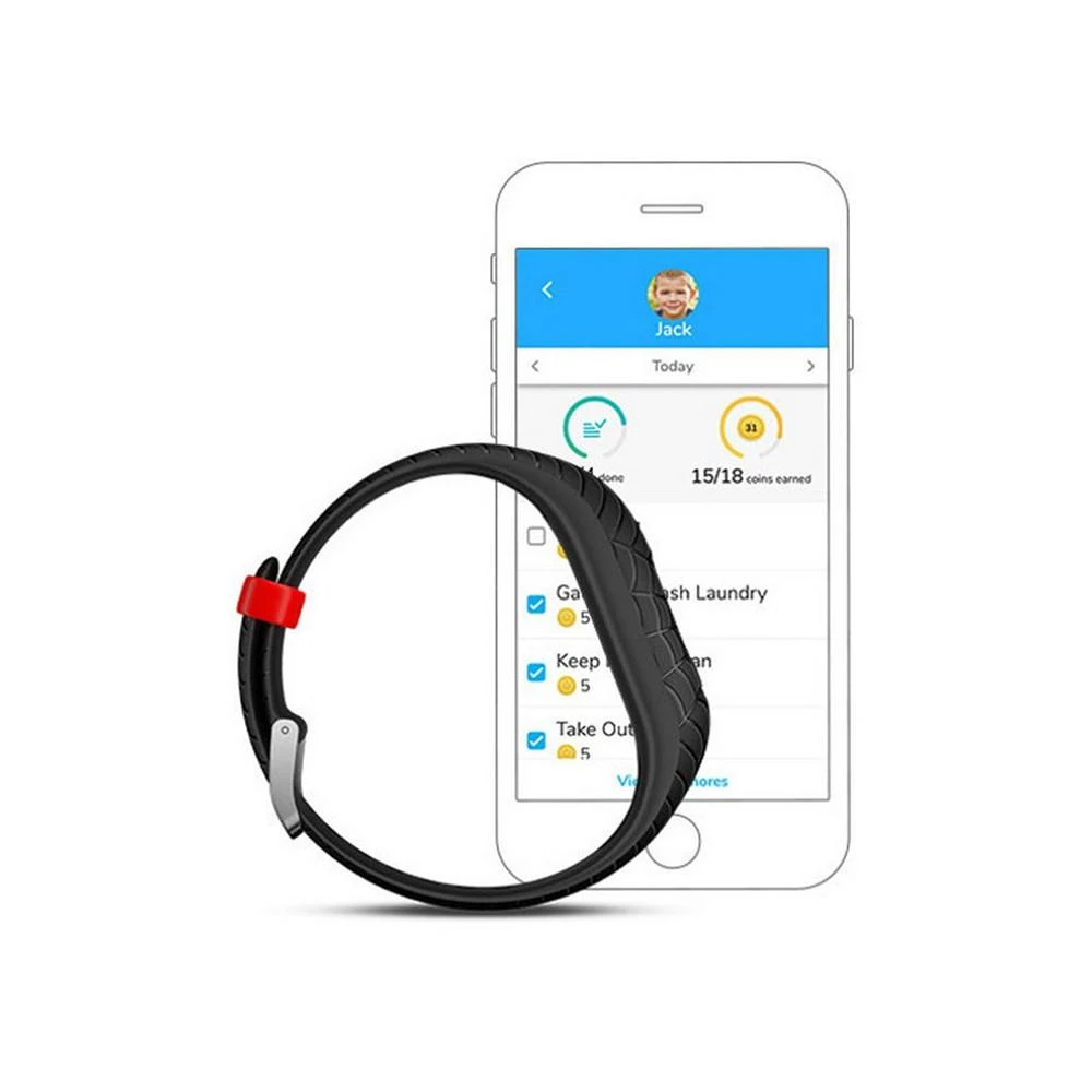 商品Garmin|Vivofit jr. 2 Marvel Spider-Man Kids Activity Tracker Black,价格¥593,第4张图片详细描述