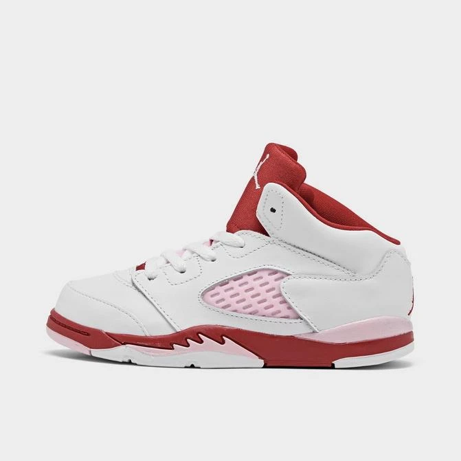 商品Jordan|Girls' Toddler Air Jordan 5 Retro Basketball Shoes,价格¥449,第1张图片