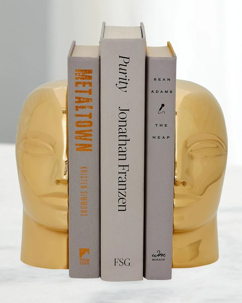 商品Jonathan Adler|Brass Atlas Bookend Set,价格¥3066,第1张图片