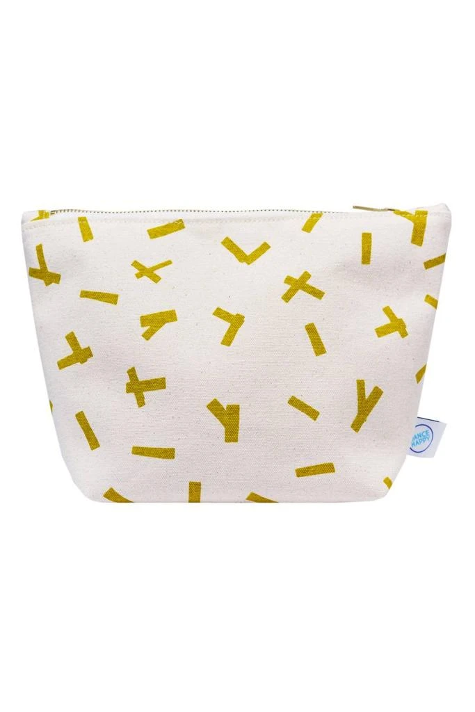 商品Dance Happy Designs|Women's Sprinkles Cosmetic Bag In Golden Flax,价格¥274,第1张图片