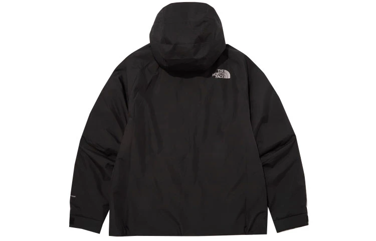 商品[国内直发] The North Face|北面  Atom系列  徽标LOGO  防水防风加棉保暖休闲连帽长袖  徒步户外远足徒步旅行滑雪滑翔寒潮冲锋衣 男女同款 黑色,价格¥1557,第3张图片详细描述