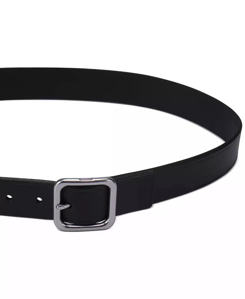 商品Calvin Klein|Women’s Square Center Bar Buckle Casual Leather Belt,价格¥183,第3张图片详细描述