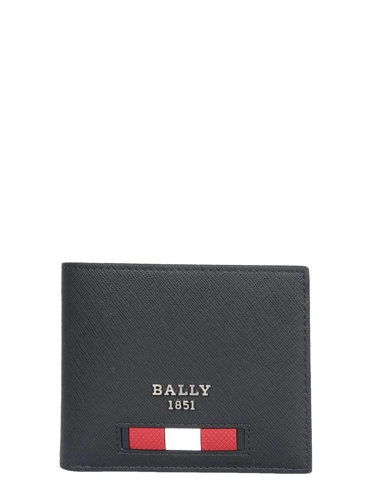 商品Bally|Bally Bevye Logo Plaque Bi-Fold Wallet,价格¥1044,第1张图片