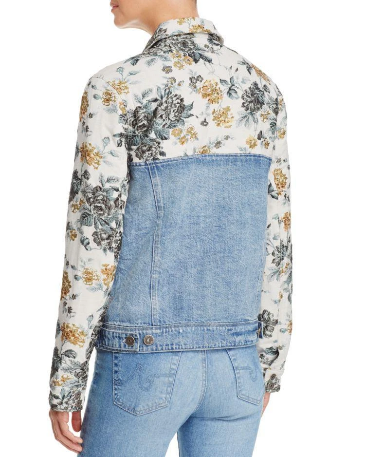 商品Paige|Harrison Brocade & Denim Trucker Jacket ,价格¥509,第2张图片详细描述